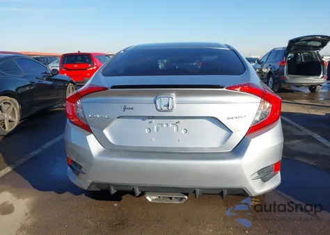 2020 Honda Civic Sport z USA, uszkodzony, nr VIN 19XFC2F88LE003461